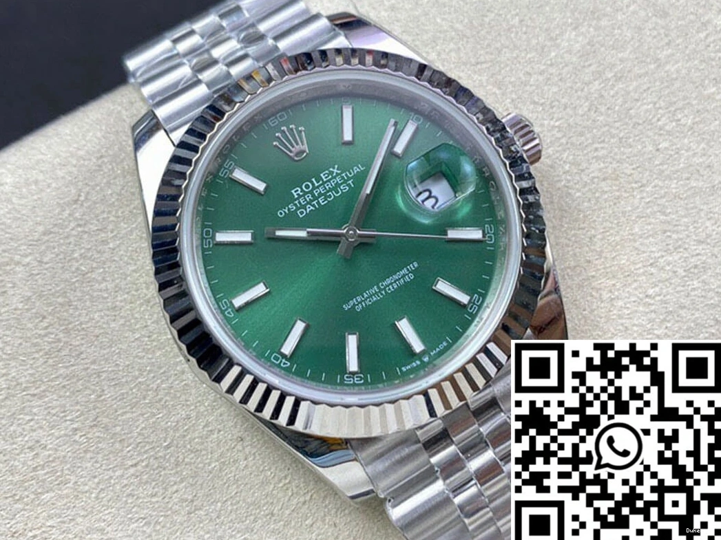 Factory Rolex EW Datejust Green Dial M126334-0028 0407